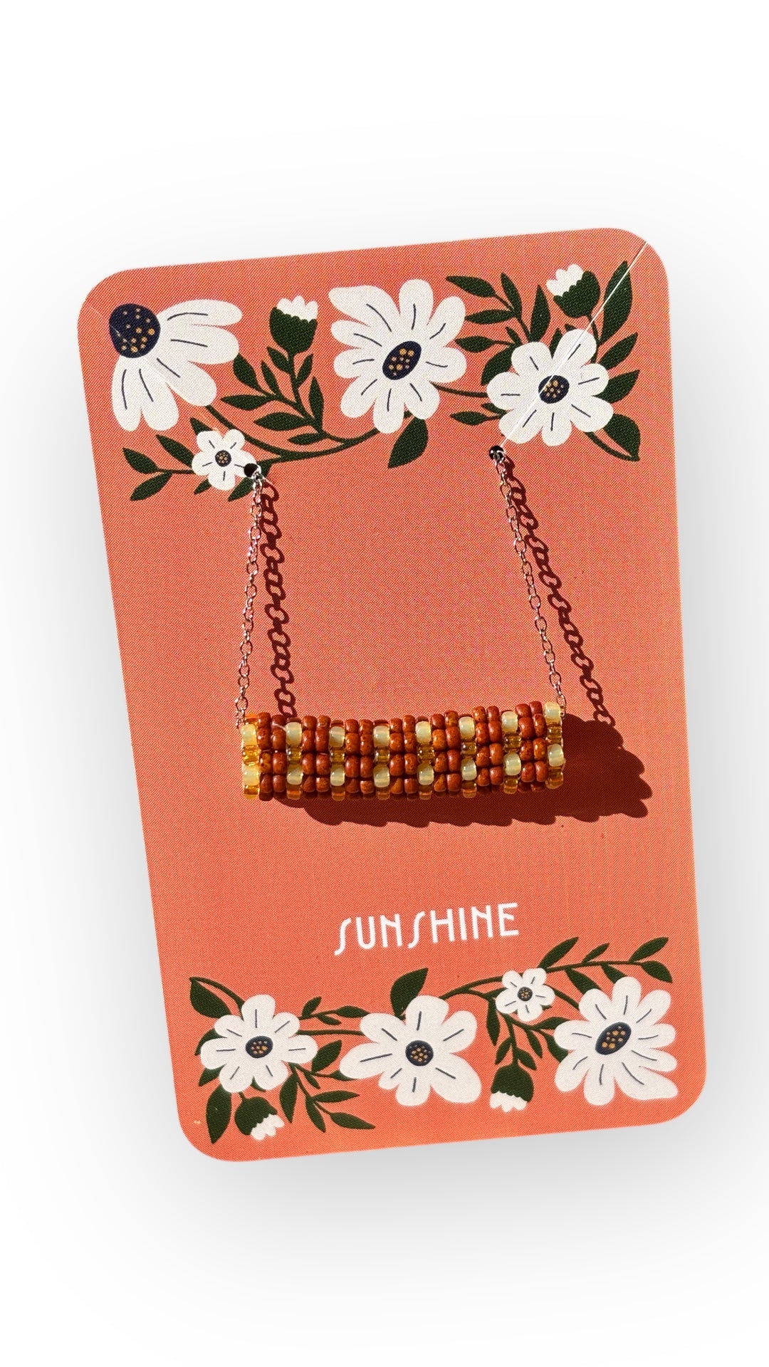 Caramel Chocolate Bar necklace