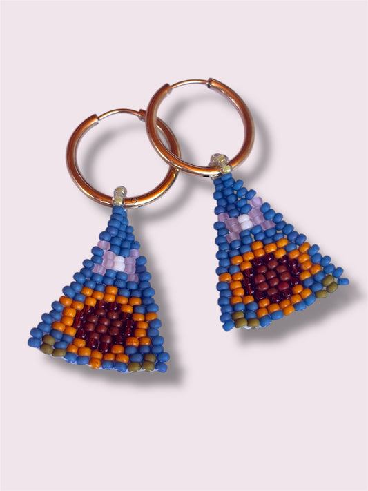 Retro Sunflower Dangles
