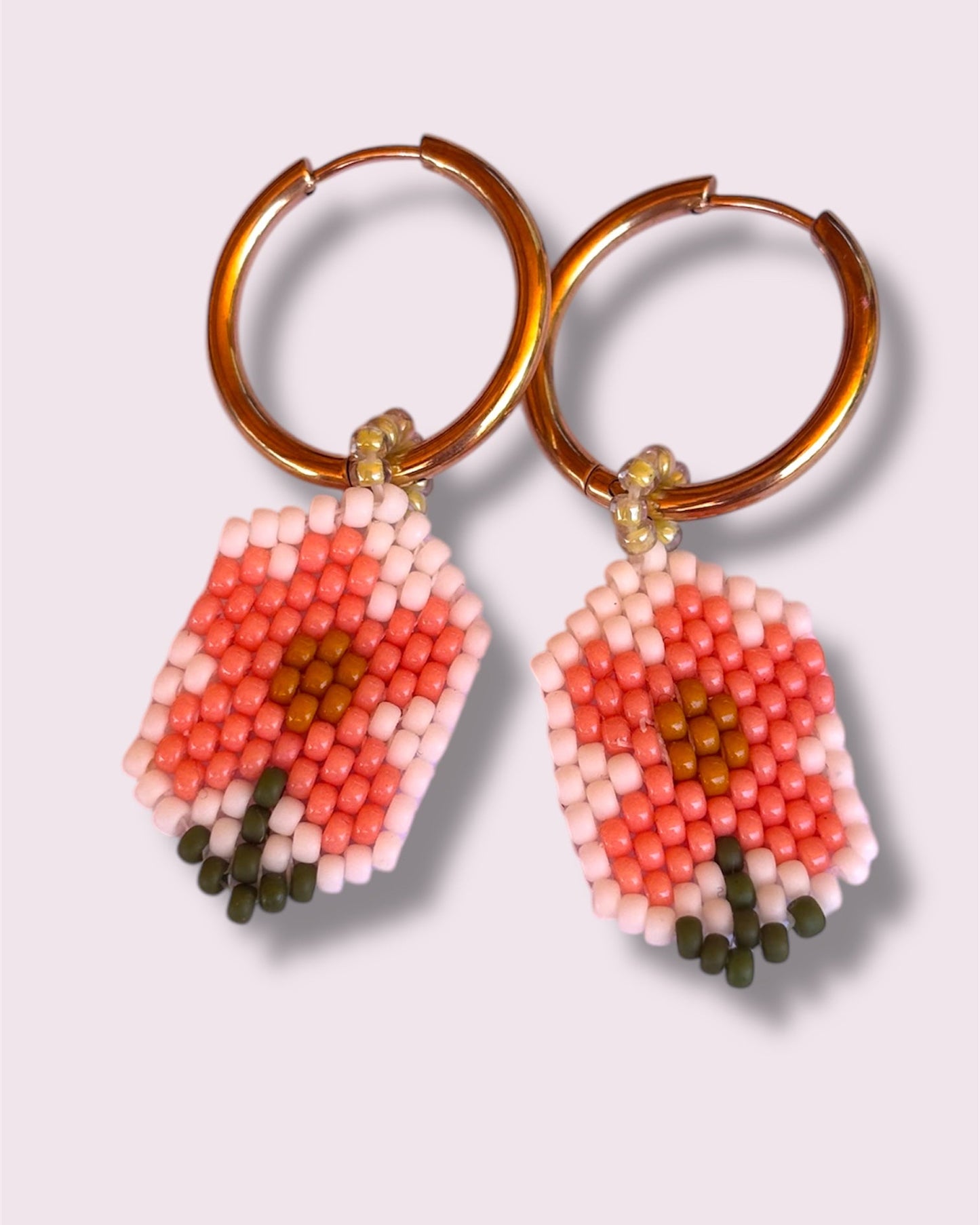 Oh Daisy Coral Dangles