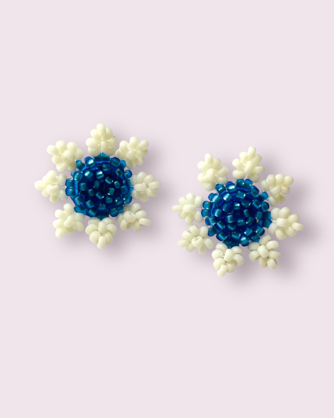 Blue Everlasting Daisy Studs