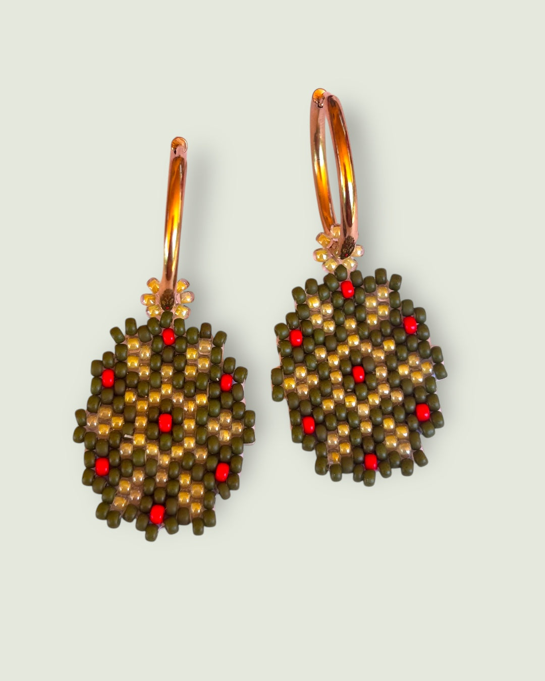 Fiesta Abstract Green Dangles