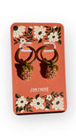 3D Pink Strawberry Dangles