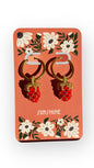 3D Red Strawberry Dangles