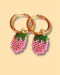 Lilac Strawberry Dangles
