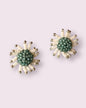 Sea Blue Everlasting Daisy Studs